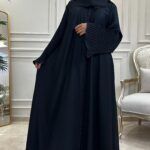 ⁦عباية كتف بكم تكسير وشريط شك محدد من امام⁩ - الصورة ⁦3⁩