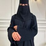 ⁦عباية كتف بكم تكسير وشريط شك محدد من امام⁩ - الصورة ⁦2⁩