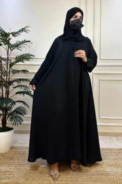 عباية مغلقه بزراير