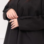 عباية اسود كلاسيك  بتصميم مميز