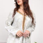 ⁦جلابيه جاكار بتطريز شك من امام⁩ - الصورة ⁦3⁩