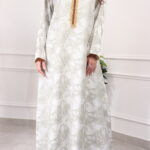 ⁦جلابيه جاكار بتطريز شك من امام⁩ - الصورة ⁦2⁩