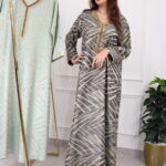 ⁦جلابيه جاكار مطرزه من بشك من امام⁩ - الصورة ⁦6⁩