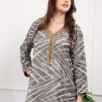 ⁦جلابيه جاكار مطرزه من بشك من امام⁩ - الصورة ⁦2⁩