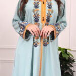 ⁦جلابيه مغربيه بتطرز شك من امام⁩ - الصورة ⁦5⁩