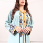 ⁦جلابيه مغربيه بتطرز شك من امام⁩ - الصورة ⁦2⁩