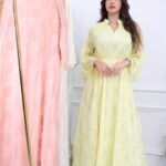 ⁦جلابيه اصفر بلياقه و اكمام و سيع⁩ - الصورة ⁦10⁩