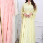 ⁦جلابيه اصفر بلياقه و اكمام و سيع⁩ - الصورة ⁦11⁩