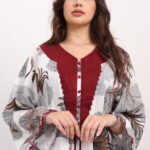 جلابيه بني مزينه بدقات شرايط عنابي من امام