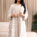 جلابيه خليجيه انيقه بطبقه داخليه