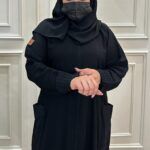 ⁦عبايه فكرو بجيوب من اجناب⁩ - الصورة ⁦3⁩