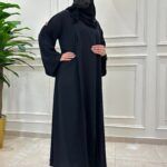 ⁦عبايه كلوش بسكر من اكتاف واجناب بشكل مميز⁩ - الصورة ⁦3⁩