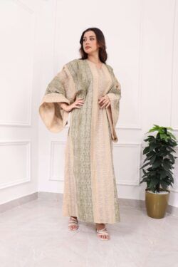 جلابية خليجي باكمام وسيع و قصه وسيع جميل