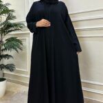 ⁦عبايه مطرزه من خلف مبتكره بلاسود⁩ - الصورة ⁦6⁩