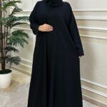 ⁦عبايه مطرزه من خلف مبتكره بلاسود⁩ - الصورة ⁦7⁩