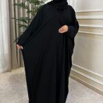 ⁦عبايه نص بشت مطرزه من خلف مبتكره من الموضة⁩ - الصورة ⁦7⁩