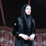 ⁦عبايه كتان بكم ولياقه قطيفه⁩ - الصورة ⁦9⁩