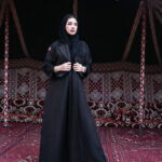 ⁦عباية شتوية رسمية جوخ بقصة ربع كلوش⁩ - الصورة ⁦11⁩