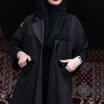 ⁦عباية شتوية رسمية جوخ بقصة ربع كلوش⁩ - الصورة ⁦13⁩