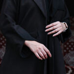 ⁦عباية شتوية رسمية جوخ بقصة ربع كلوش⁩ - الصورة ⁦15⁩