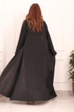 عبايه بلياقه و كسر كامل من خلف