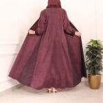 عبايه شامواه موف بتطرزه من اجناب