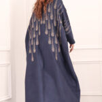 ⁦عبايه شمواه كحلي مطرزه بنحاسي⁩ - الصورة ⁦6⁩