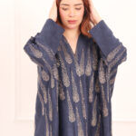 ⁦عبايه شمواه كحلي مطرزه بنحاسي⁩ - الصورة ⁦8⁩