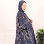 ⁦عبايه شمواه كحلي مطرزه بنحاسي⁩ - الصورة ⁦10⁩