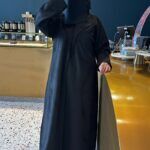 ⁦عبايه تصميم بليزر شتوي⁩ - الصورة ⁦3⁩