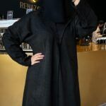 ⁦عبايه تصميم بليزر شتوي⁩ - الصورة ⁦5⁩