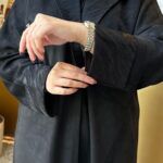 ⁦عبايه تصميم بليزر شتوي⁩ - الصورة ⁦6⁩