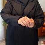 عبايه فكرو تصميم بليزر شتوي