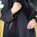 ⁦عبايه لياقه و مكسره من اجناب بمخمل⁩ - الصورة ⁦6⁩