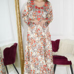 ⁦جلابيه بيج مخاوير اماراتيه بفصوص من حلق⁩ - الصورة ⁦2⁩