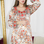 ⁦جلابيه بيج مخاوير اماراتيه بفصوص من حلق⁩ - الصورة ⁦3⁩