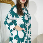 جلابيه تيفاني بقطن بلياقه مشجره (2)