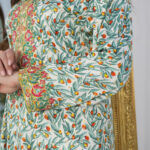 ⁦جلابيه تيفاني مخاوير اماراتيه بفصوص محدد من حلق (2)⁩ - الصورة ⁦4⁩