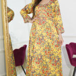 جلابيه اصفر مخاوير اماراتيه بحلق محدد و فصوص (3)