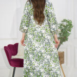 ⁦جلابيه اخضر مخاوير اماراتيه بحلق محدد و فصوص (3)⁩ - الصورة ⁦3⁩