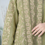 ⁦جلابيه تيفاني خليجيه انيقه بطبقه من امام⁩ - الصورة ⁦5⁩