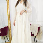 ⁦جلابيه ابيض بلياقه و اكمام و سيع⁩ - الصورة ⁦5⁩