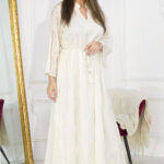 ⁦جلابيه ابيض بلياقه و اكمام و سيع⁩ - الصورة ⁦4⁩