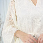 ⁦جلابيه ابيض بلياقه و اكمام و سيع⁩ - الصورة ⁦3⁩