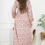 ⁦جلابيه وردى مخاوير اماراتيه بفصوص محدد من حلق (2)⁩ - الصورة ⁦4⁩