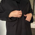 ⁦عباية شتوية رسمية جوخ بقصة ربع كلوش⁩ - الصورة ⁦20⁩