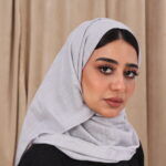 ⁦طرحه رصاصي لنن⁩ - الصورة ⁦2⁩