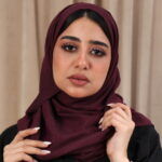 ⁦طرحه عنابي لنن⁩ - الصورة ⁦3⁩