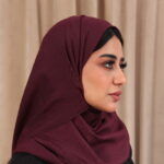 طرحه عنابي لنن