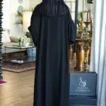 ⁦عباية ربع كلوش شيفون مبطنه بشك⁩ - الصورة ⁦4⁩